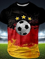 2024 flag ποδόσφαιρο Γερμανίας σχεδιαστής έθνικ ανδρικό μπλουζάκι 3d print μπλουζάκι tee henley street casual καθημερινό μπλουζάκι μαύρο κοντομάνικο μπλουζάκι henley καλοκαιρινή ανοιξιάτικη ένδυση