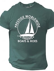 Grafik-T-Shirt für Männer Prestige Worldwide Boote  Weiber | Lustiges Popkultur-Filmzitat Tee