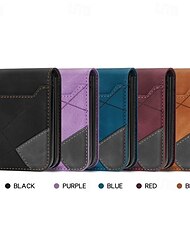 teléfono Funda Para Samsung galaxia Z Flip 7 Z Flip 6 Z Flip 5 Z Flip 4 Z Flip 3 Gire la tapa Ranura para tarjetas Antigolpes Retro Diseño Geométrico ordenador personal Cuero de PU