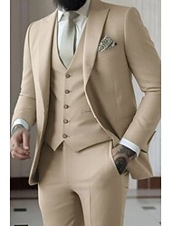 אנשיו של טוקסידו חליפות חתונת חוף חתונה באביב כחול סקיי מרווה אביב קיץ חליפה סגור רשמי אחיד גזרה מחוייטת סט 3 חלקים כפתור אחד עם חזה יחיד