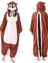 Felnőttek Állatos Egydarabos Jelmez Karnevál Királyok Napja Jelmez Rajzfilm Csíkos Mókus Egydarabos Pizsama Kigurumi Pizsama Charm Vicces Jelmez Férfiaknak Nőknek