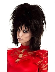 Lydia Deetz Peruk - Beetlejuice Halloween Cosplay Fest Peruker