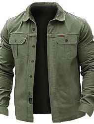 Ανδρικά Συμπαγές Χρώμα Cowboy Πουκάμισα εργασίας Δυτικό πουκάμισο Πουκάμισο φορτίου Μακρυμάνικο Καθημερινό Τακτικό Αθλήματα & Ύπαιθρος Εξόδου Χειμώνας Άνοιξη & Χειμώνας Απορρίπτω Στάμπα
