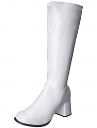 Retro Vintage 1970s Shoes Gogo Boots Knee High Boots Sequins Women's Carnival Party Club Pride Parade Adults' Shoes