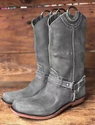 Retro Vintage Medieval Renaissance Shoes Western Boot Flat Jazz Boots Pirate Elven Rivet Fancy Dress Men's Women's Pirate Steampunk Halloween Carnival Masquerade Performance Casual Daily Adults' Shoes