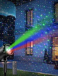 Laser-Weihnachtsprojektorlichter für draußen, 3 Farben, 15 m Projektionslänge, Weihnachtsprojektorlicht mit Fernbedienung, Glühwürmchenlichter, Sternenregen, Laserlichter, Weihnachtsdekoration für