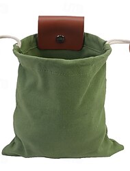 borsa da foraggiamento in tela resistente - marsupio portatile per raccolta all'aperto con cintura regolabile