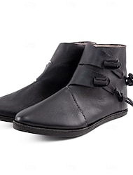 Retro vintage Middeleeuws Renaissance Schoenen Voor heren Dames Uniseks Keltisch Piraat Halloween Carnaval Maskerade Evenement / Feest Maskerade Volwassenen Schoenen