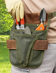 Bolsa de herramientas portátil para poda de jardín, riñonera con múltiples bolsillos, kit de herramientas para electricistas, bolsa de almacenamiento de hardware para exteriores
