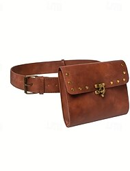 Medievale Rinascimento Borsa Cintura in Vita Vichingo Costume Per uomo Per donna Celtico Vichingo Fantasia Halloween Carnevale Performance LARP Adulti Cintura Tutte le stagioni