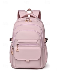 Wasserdichter und kratzfester Nylon-Rucksack für Damen – Schultasche im College-Stil mit großem Fassungsvermögen und mehreren Taschen, geeignet für Teenager für den Schulweg und das tägliche Pendeln