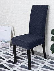 Capa elástica para cadeira de jantar, 2 peças, capa protetora para assento, festa, elástica, antipoeira, para hotel, escritório, cerimônia, banquete, festa de casamento