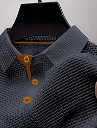 Hombre Camiseta de golf Camisetas polo de golf Trabajo Casual Diseño Manga Corta Básico Moderno Plano Botones Jacquard Verano Ajuste regular Negro Blanco Azul Marino Azul Piscina Azul cielo Gris Hombre Camiseta de golf Camisetas polo de golf Trabajo Casual Diseño Manga Corta Básico Moderno Plano Botones Jacquard Verano Ajuste regular Negro Blanco Azul Marino Azul Piscina Azul cielo Gris