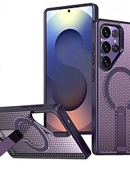 mágneses telefontok samsung galaxy s24/s23 ultra plus a55 a35 a25 a15 5g-hez – kihajtható tpu borítás gyűrűtartóval, vezeték nélküli töltés támogatással, geometrikus mintával