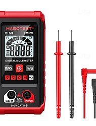ht123 smart digital multimeter AC/DC spänningsresistans kontinuitetsmätare elektrisk NCV multimeter med bakgrundsbelysning