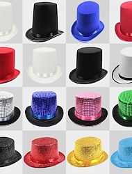 Hüte Polyester Fedora-Hut Hochzeit Vintage Britisch Mit Unifarbe Kopfschmuck Kopfbedeckung