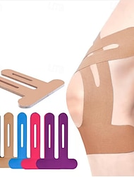 10/20 stuks voorgesneden kinesiologietape voor knieën, ondersteunende strips voor atletische spieren voor hardlopers, knieschijf, herstel van sportblessures en marathontraining