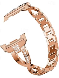 Horlogeband voor Samsung Galaxy Horloge 8 40/44mm Horloge 8 Classic 46mm Kijk Ultra Roestvrij staal Vervanging Band Schitteren Bling Diamant sieraden armband Polsbandje Horlogeband voor Samsung Galaxy Horloge 8 40/44mm Horloge 8 Classic 46mm Kijk Ultra Roestvrij staal Vervanging Band Schitteren Bling Diamant sieraden armband Polsbandje