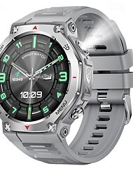 iMosi KT85 スマートウォッチ 1.43 インチ スマート·ウォッチ ブルートゥース 歩数計 着信通知 アクティビティトラッカー と互換性があります Android iOS 男女兼用(儿童不要选这个) ハンドフリーコール 防水 メディアコントロール IP68 47mmウォッチケース