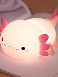 Luce notturna, graziose lampade regalo per bambini, luce notturna dimmerabile in silicone a forma di animale per la cameretta dei bambini, lampada da comodino ricaricabile kawaii, luce decorativa per
