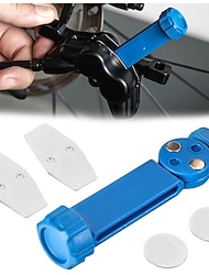 Hydraulic Bike Brake Caliper Piston Reset Tool - Heavy-Duty Carbon Steel-like Performance Adjustable Lever System & Ergonomic Design for Mountain/Road Bike Maintenance Compatible with Disc Brakes