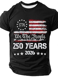 4 juli 2026 250:e memorialdagen patriotiska patriot grafisk t-shirt