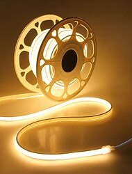 10M 12m 15M Flexibele LED-verlichtingsstrips 320 LEDs COB 8 mm 1 stuk Warm wit Wit netto wit LED-Striplampen Waterbestendig 24 V