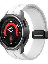 Ver Banda para Samsung Galaxy Watch 7/6/5/4  40/44mm, Watch 5 Pro 45mm, Watch 6 Classic 43/47mm, Watch 4 Classic 42/46mm Silicona Reemplazo Correa Ajustable Correa Deportiva Hebilla Moderna Pulsera