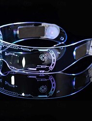 păpuşă Megan Robot futurist rame de ochelari Unisex Adulți Halloween Carnaval Performanță Petrecere