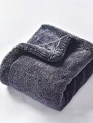 Autoreinigungstuch, streifenfreies Mikrofasertuch für die Autowäsche, hoch saugfähiges, geflochtenes Wasseraufnahmetuch, perfekt zum Trocknen und Polieren von Fahrzeugen