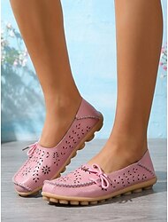 Damloafers i läder med mockasiner – mjuka, andningsbara vardagsskor för vardagsbruk, promenader, resor och kontor