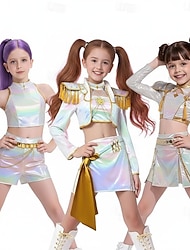 Zainspirowany koreańskim idolem Gwiazda popu Stroje Moda Kostium cosplay Wirtualny idol for Damskie Dla dziewczynek Doroślu Dzieci Halloween Spektakl Halloween