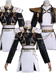 韓国アイドルにインスパイアされた ポップスター コスチューム おもしろ衣装 バーチャルアイドル for 女性用 大人 ハロウィーン カーニバル 性能 コミックコン アニメエキスポ