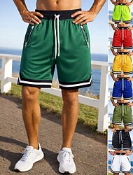 Per uomo Shorts da corsa Shorts Sportivi Shorts da Palestra Coulisse Tasche Pantaloncini Casuale Quotidiano All'aperto Estate Leggero Traspirante Allenamento in Palestra Camminata Jogging Vestibilit