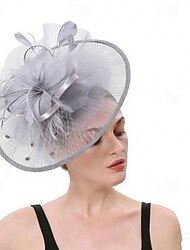 Fascinators Fabric Wedding Birthday Vintage Cute Retro With Ribbons Floral Headpiece Headwear