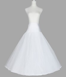cheap -Wedding / Special Occasion / Party / Evening Slips Organza / Taffeta / Tulle Floor-length A-Line Slip / Classic & Timeless with