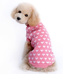 ieftine -Pulovere Haine pentru catelus Jumper Păstrați-vă cald Iarnă Cald Îmbrăcăminte pentru câini for Husky Labrador Buldog Shiba Inu Mops