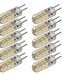 olcso -10db g4 bi pin 1.5w led kukorica izzók 15w t3 halogén izzó megfelelő 150lm smd 3014 meleg hideg fehér lakókocsi mennyezeti ventilátorokhoz világítás dc 12v