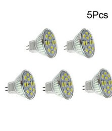 voordelige -5pcs 4w bi-pin led spotlight lampen 450lm gu4 12led smd 5730 landschap 40w halogeenlamp vervanging warm koud wit 12v