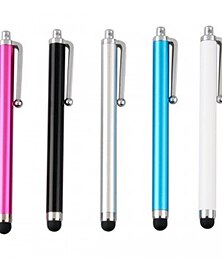 economico -5 pezzi Penne stilo Penna capacitiva Per iPad Xiaomi MI Samsung Universale Apple HUAWEI Tavoletta Tutto in 1