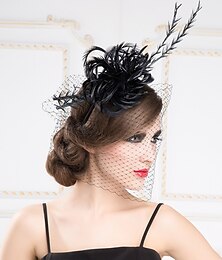 abordables -Piedra Preciosa y Cristal / Lino Fascinators / Tocados con Cristal 1 Boda / Ocasión especial / Fiesta / Noche Celada