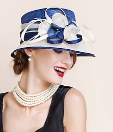 economico -Copricapo in Flax per donne - Cappelli da Matrimonio  Occasioni Speciali 1 Pezzo per impressionare Cappelli Abito da corsa