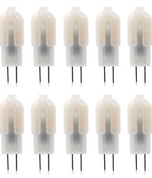 abordables -10pcs 3w led bi-pin luces bombillas 300lm g4 12led perlas smd 2835 regulable paisaje 30w bombilla halógena reemplazo cálido frío blanco 360 grados ángulo de haz 220-240v 12v