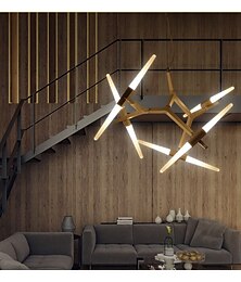 abordables -10-luz 100 cm Lámparas Araña Metal Vidrio Sputnik Galvanizado 110-120V 220-240V