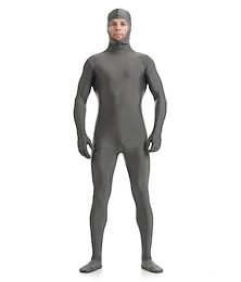 economico -Tute Zentai Tuta di pelle Tuta Intera Costume di Carnevale Tuta Intera Per uomo Per donna Sesso Tinta unita Spandex Licra Costume per Halloween Adulti