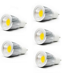 olcso -5pcs 5 W LED szpotlámpák 3000/6500 lm GU10 GU5.3(MR16) E26 / E27 MR16 1 LED gyöngyök COB Meleg fehér Hideg fehér 85-265 V / 5 db. / RoHs / CCC