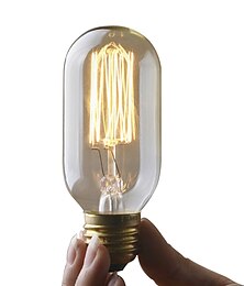 Недорогие -umei ™ 1 шт. 40 Вт e26 / e27 t45 edsion лампочка теплый белый 2300 К лампа накаливания в винтажном стиле Edison AC 110-130 В переменного тока 220-240 В