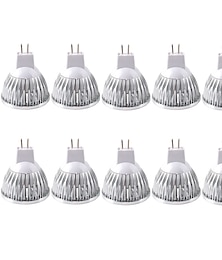 billige -zdm 10-pakke, mr16 / gu5.3 35w ledede pærer 210lm, 12v dc, 20 watt glødelaktig ekvivalent, ultralette energisparende spotlight