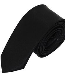 abordables -Hombre Corbatas Básico Fiesta Trabajo Color sólido Formal Negocio