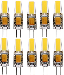 preiswerte -10 stücke g4 t3 cob1505 4 watt 400 lm led bi-pin glühbirne für schrank licht deckenleuchten rv boote außenbeleuchtung 40 watt halogenäquivalent warmweiß kaltweiß ac/dc12~24v